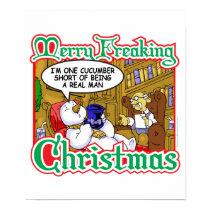 Muñeco de nieve de Navidad posters