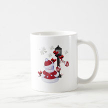 Muñeco de nieve del navidad taza