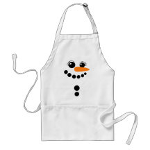 Muñeco de nieve delantales