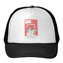 Muñeco de nieve gorras