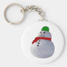 Muñeco de nieve llavero
