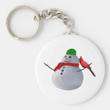 Muñeco de nieve llavero