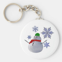Muñeco de nieve llaveros