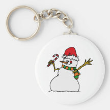 Muñeco de nieve llaveros personalizados