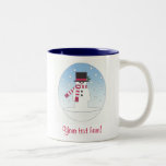 Muñeco de nieve - personalizado taza