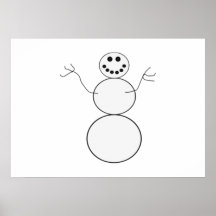Muñeco de nieve poster