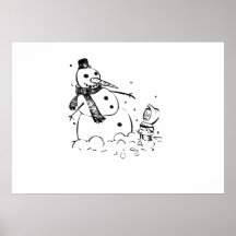 Muñeco de nieve posters