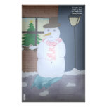 Muñeco de nieve solo  papeleria