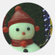 Muñeco de nieve taiwanés pegatina