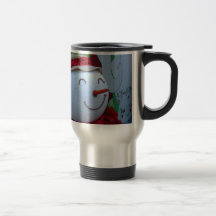 Muñeco de nieve taza