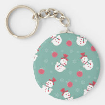 Muñecos de nieve cosidos llaveros personalizados