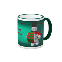 Muñecos de nieve del vintage: Timpanist Taza De Café