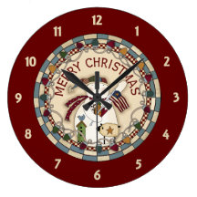 Muñecos de nieve remilgados de las Felices Navidad Relojes