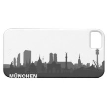 Munich skyline iPhone 5 sleeve/Case iPhone 5 Case-Mate Cárcasas