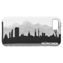 Munich skyline iPhone 5 sleeve/Case iPhone 5 Cárcasas