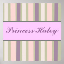 Mural 15 x 15 de princesa Poster de Persoanlized