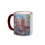Mural del Banco Estatal del museo del templo Tazas De Café