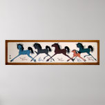 Mural del caballo de Chalee del estallido Posters