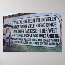 Muro de Berlín Poster