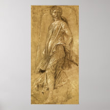 Musa del baile de Andrea Mantegna Posters