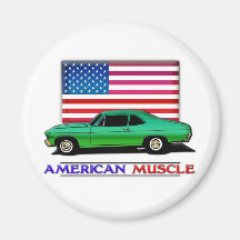 Músculo americano Hotrod Imanes