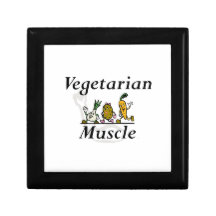 Músculo vegetariano SUPERIOR Caja De Recuerdo