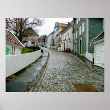 Museo viejo de Bergen (Noruega) Posters
