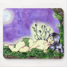 Musgo de la luna tapetes de ratón