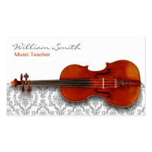 Music Teacher Tarjeta De Negocio