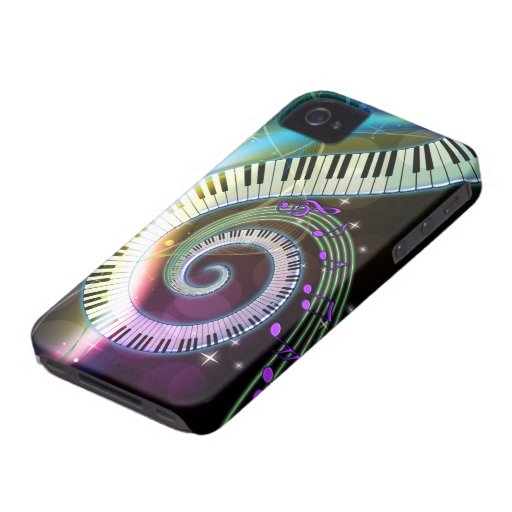 Música 1 caja de la casamata de la mota Case-Mate iPhone 4 fundas