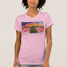 Música 2 del navidad - caballeros (Blenheim F) Camisetas