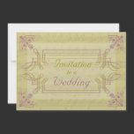 Música adornada, invitaciones de la boda de la De  invitaciones