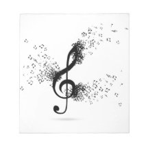 musica blocs de papel