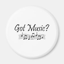 ¿Música conseguida? (Notas 1) Imán Para Frigorifico