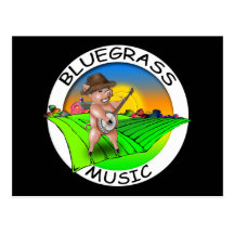 Música de Bluegrass Tarjetas Postales