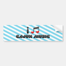 Música de Cajun Pegatina De Parachoque