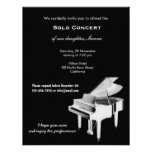 Música de concierto invitaciones personalizada