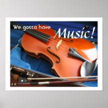 Música de la ayuda en escuelas posters