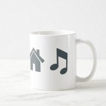Música de la casa del amor tazas