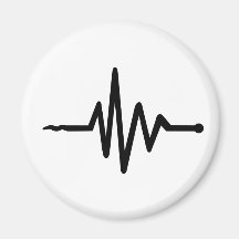 Música de la frecuencia imán para frigorifico