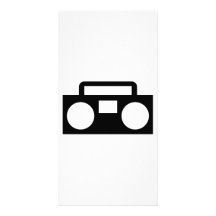 Música de radio tarjeta personal