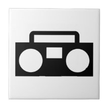 Música de radio teja cerámica