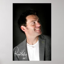 Música de Ryan Kelly - poster - sonrisa firmada