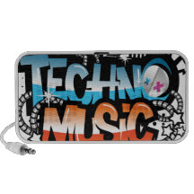 Música de Techno Laptop Altavoces