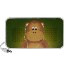 Música del mono iPod altavoz