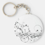 Música florida llavero personalizado