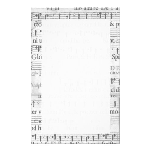 Música inmóvil  papeleria de diseño