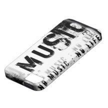 Música - ninguna música ninguna vida iPhone 5 cárcasa