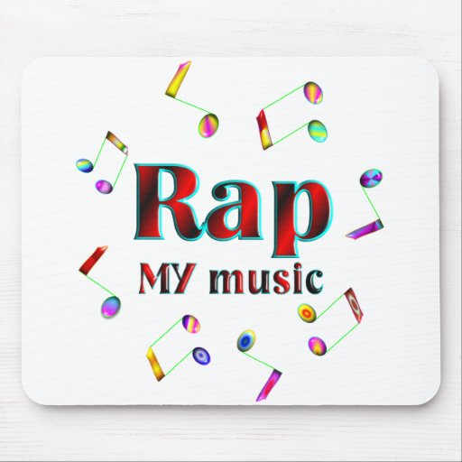 Música rap alfombrilla de ratón