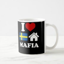 Música sueca de la casa taza de café